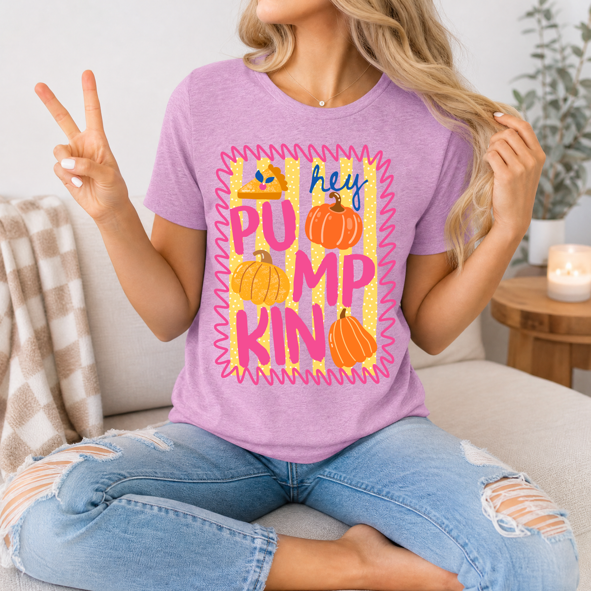 Hey Pumpkin Premium Graphic Tee