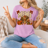 Mimi Thanksgiving Turkey & Bow Graphic Tee