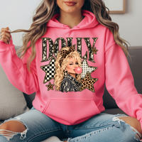 Dolly Bubblegum & Leopard Stars Graphic Hoodie