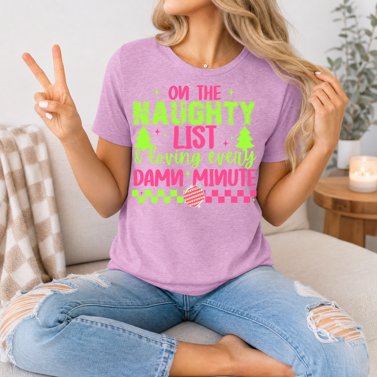 Naughty List Premium Graphic Tee