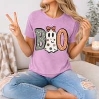 Boo Bow Ghost Premium Graphic Tee