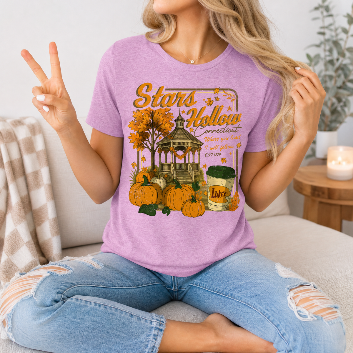 Stars Hollow Fall Premium Graphic Tee