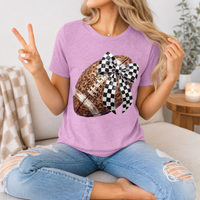Leopard Painted Football Premium Graphic Tee