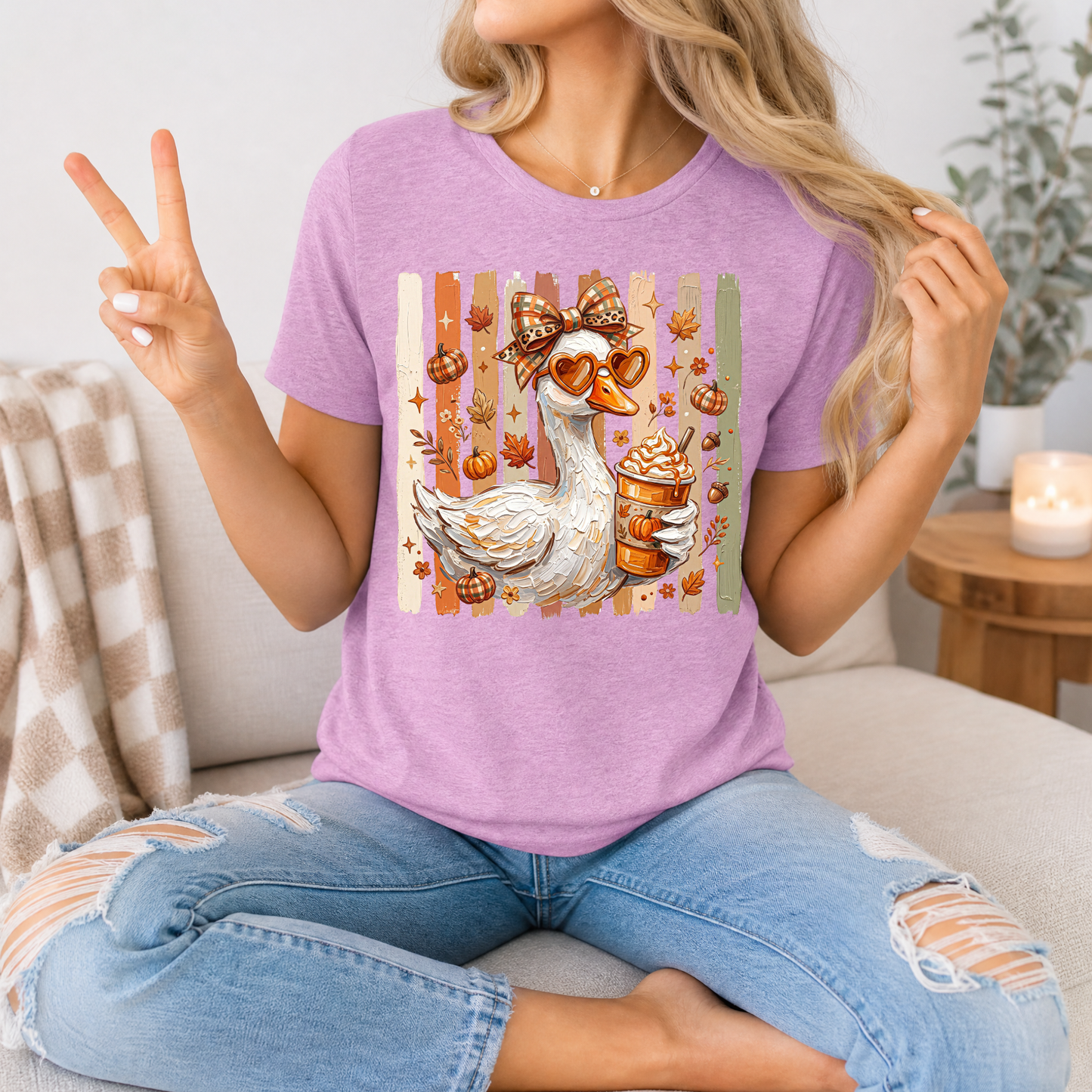 Pumpkin Spice Goose Premium Graphic Tee