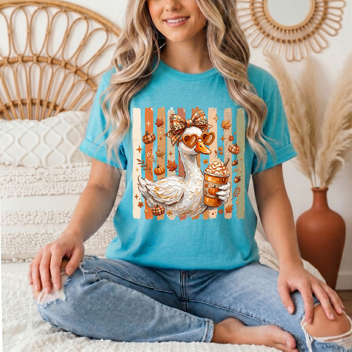 Pumpkin Spice Goose Premium Graphic Tee