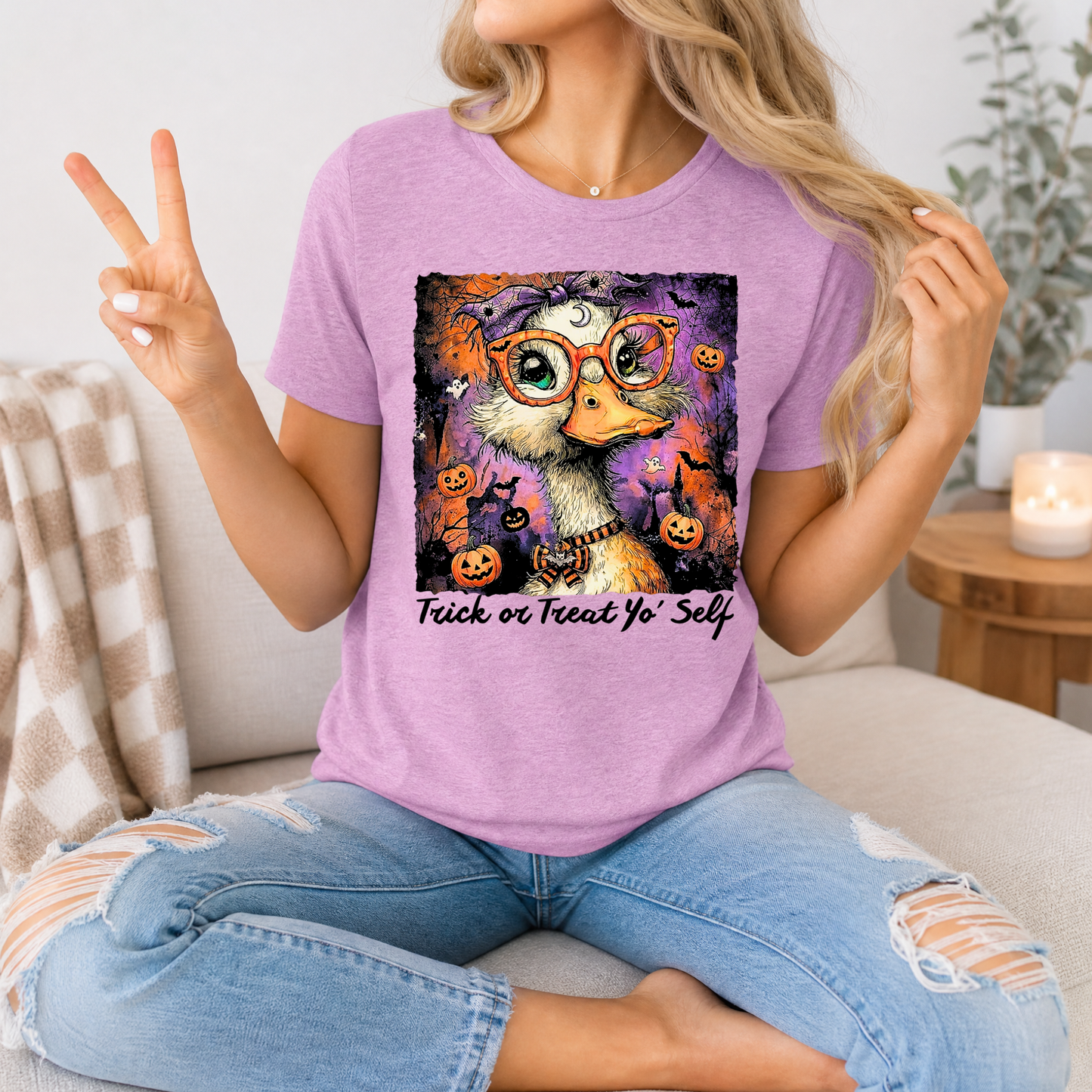 Trick or Treat Yo' Self Premium Graphic Tee