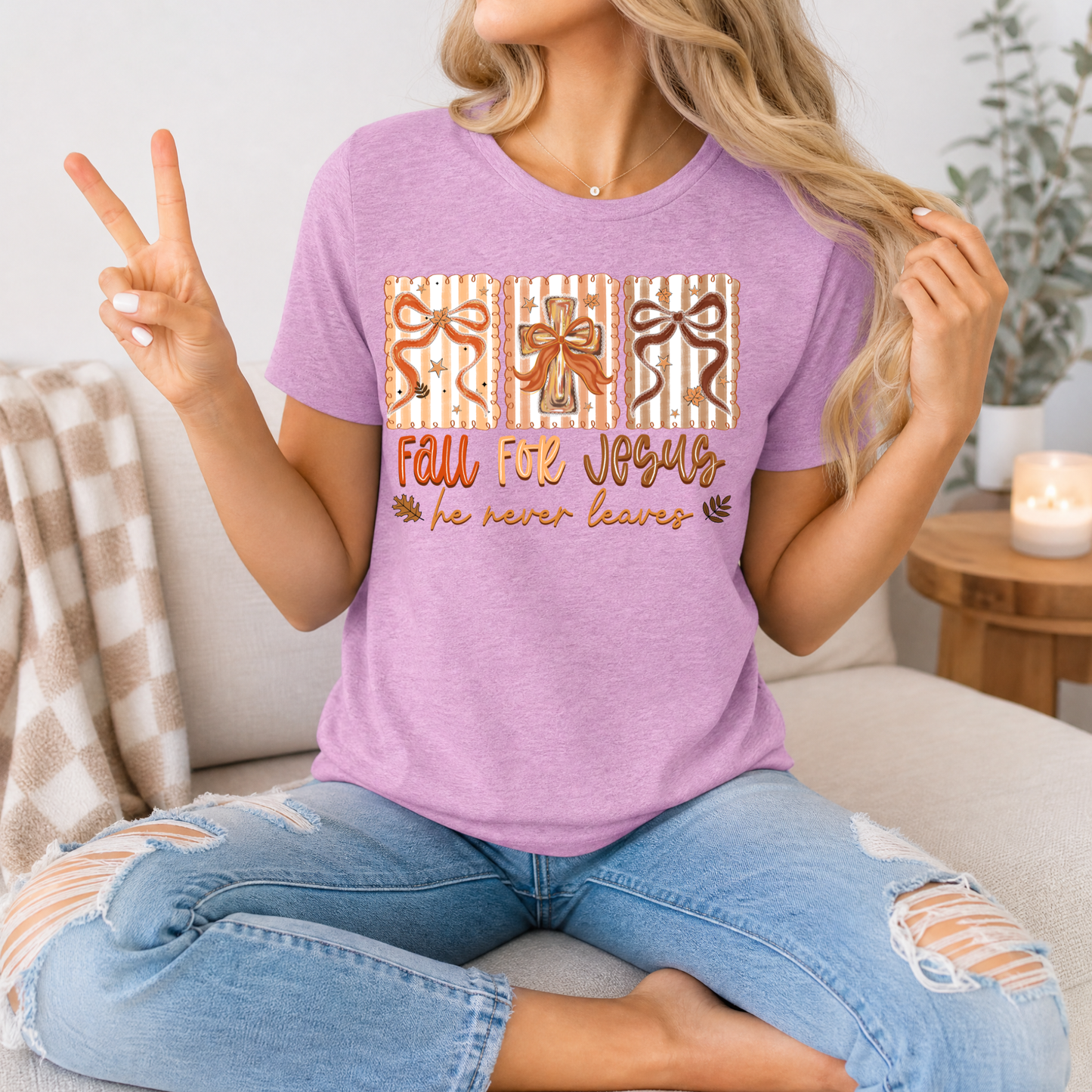 Fall for Jesus Premium Graphic Tee