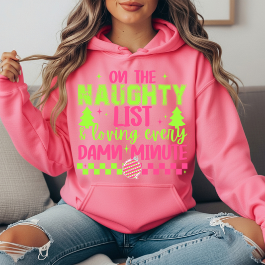 Naughty List Premium Graphic Hoodie