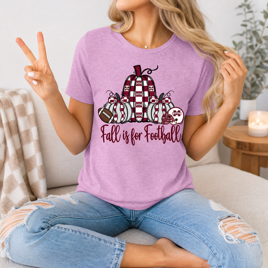 Fall Is For Football - Mississippi State Premium Graphic Tee
