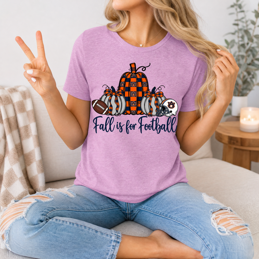 Fall Is For Football - Auburn Premium Graphic Tee