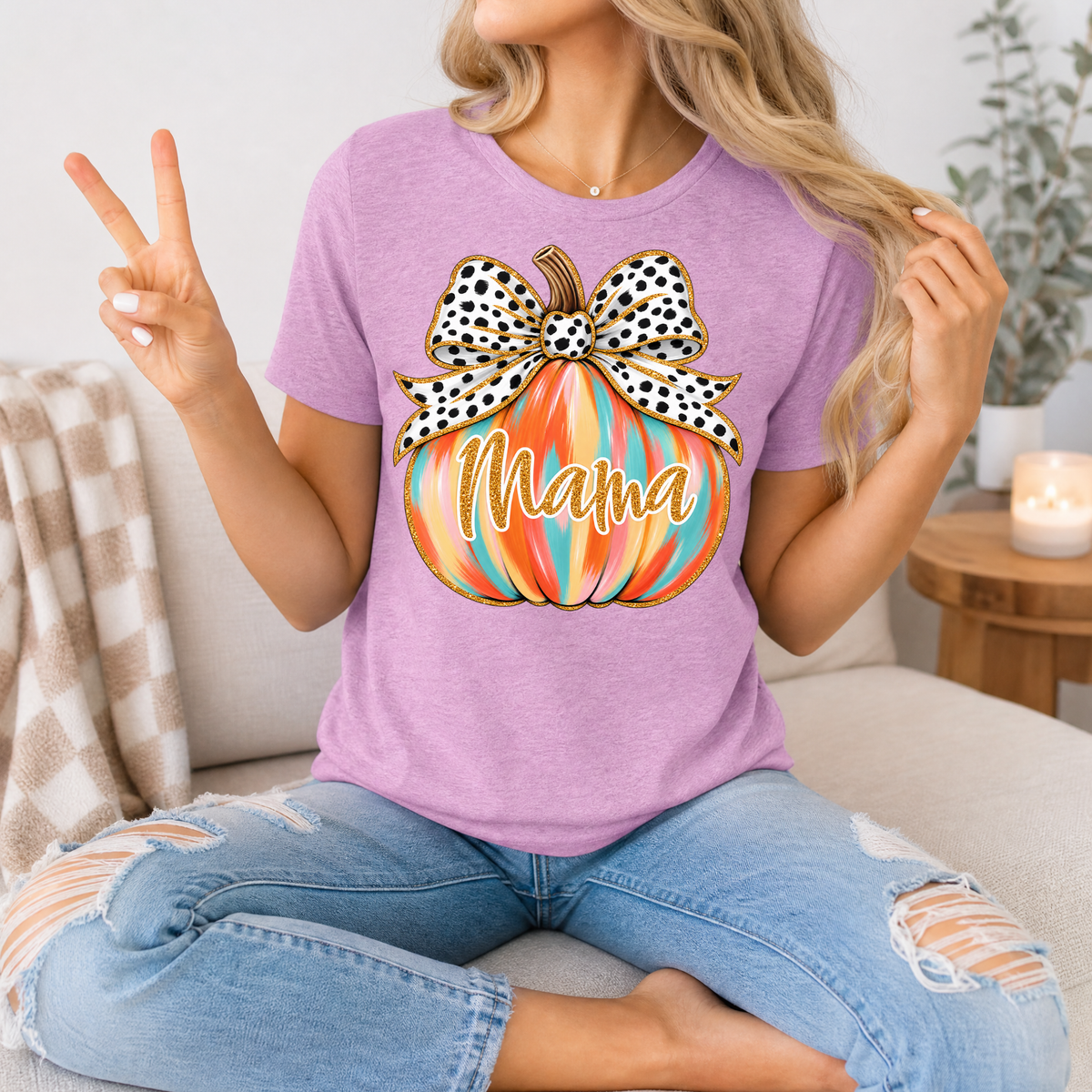 Mama Pumpkin Premium Graphic Tee