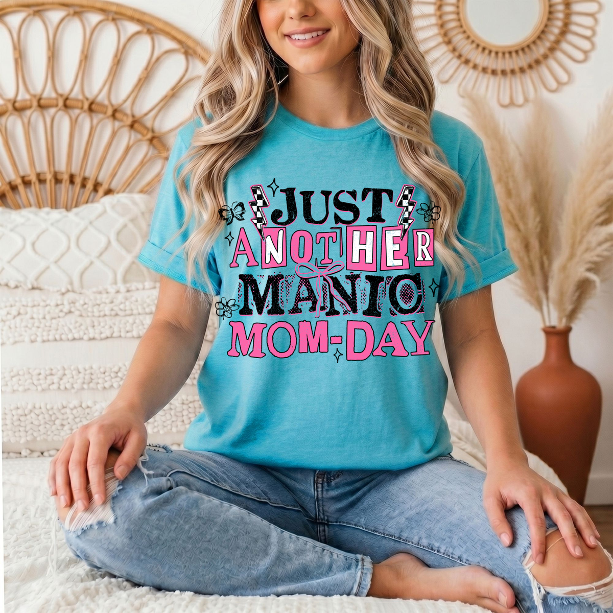 Just Another Manic Mom-Day Graphic Tee