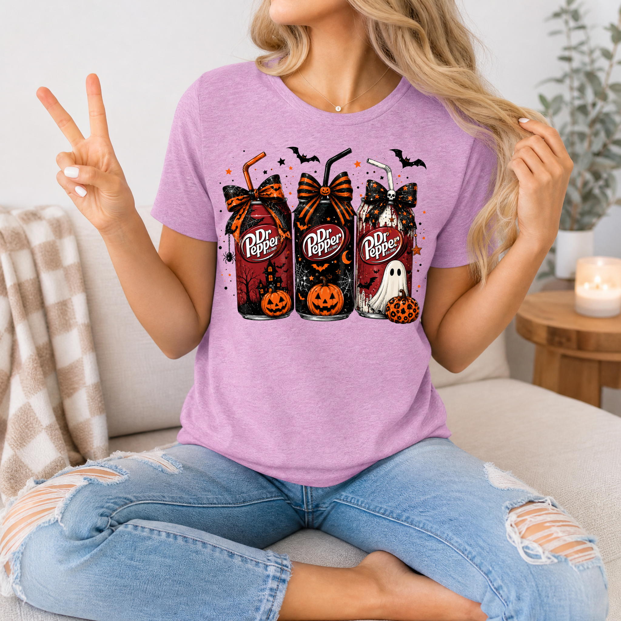 Halloween Soda Can Premium Graphic Tee