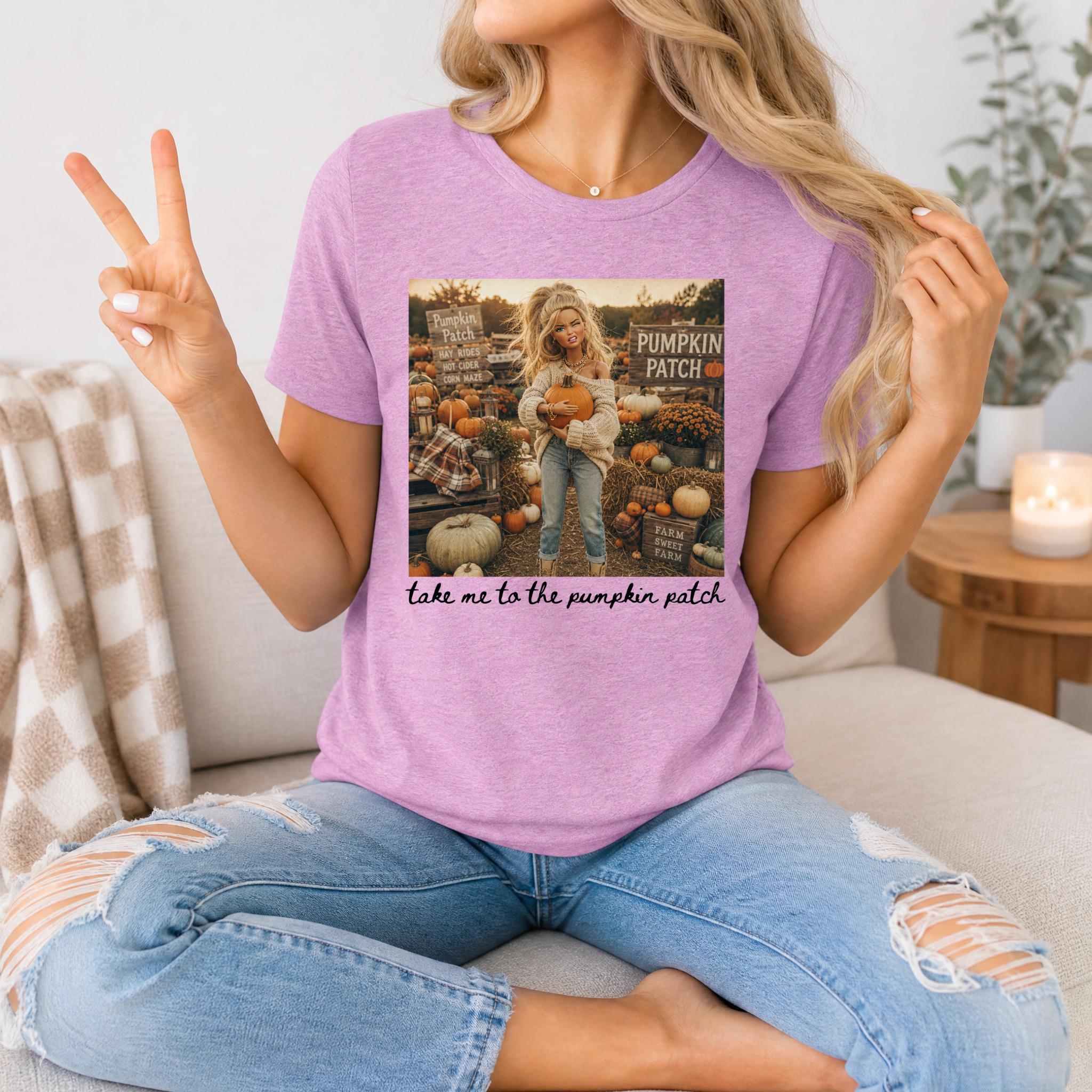Take me to the Pumpkin Patch Premium Graphic Tee