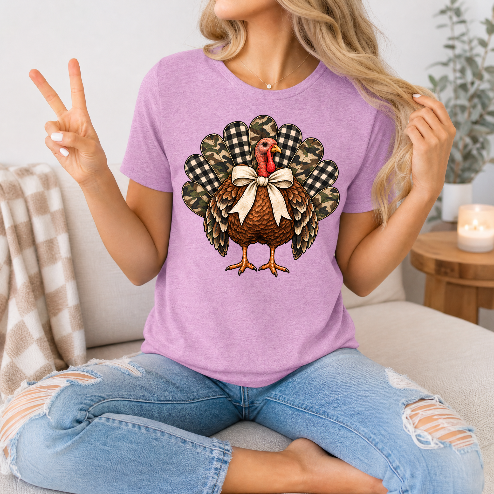 Camo Turkey Premium Graphic Tee