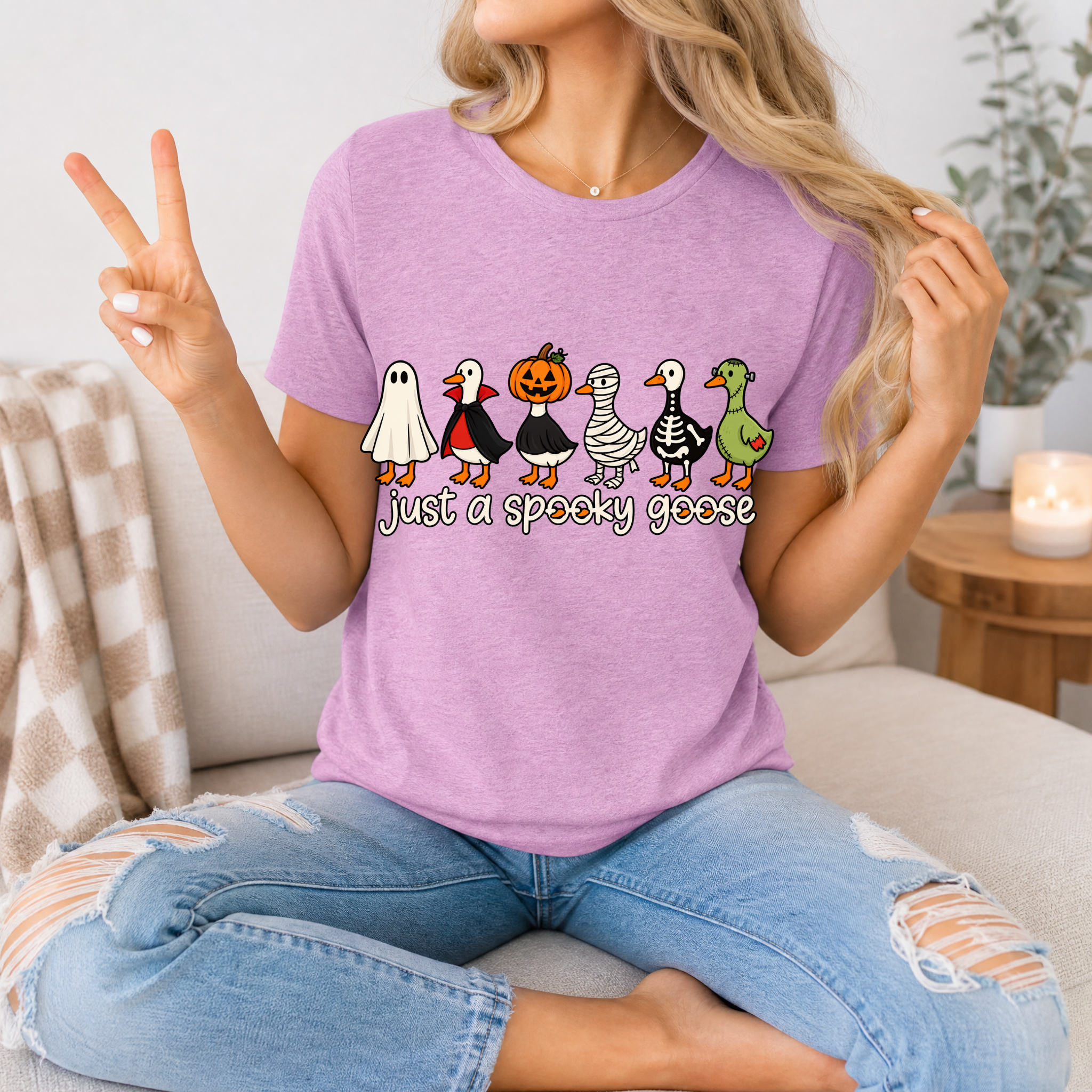 Spooky Goose x6 Premium Graphic Tee