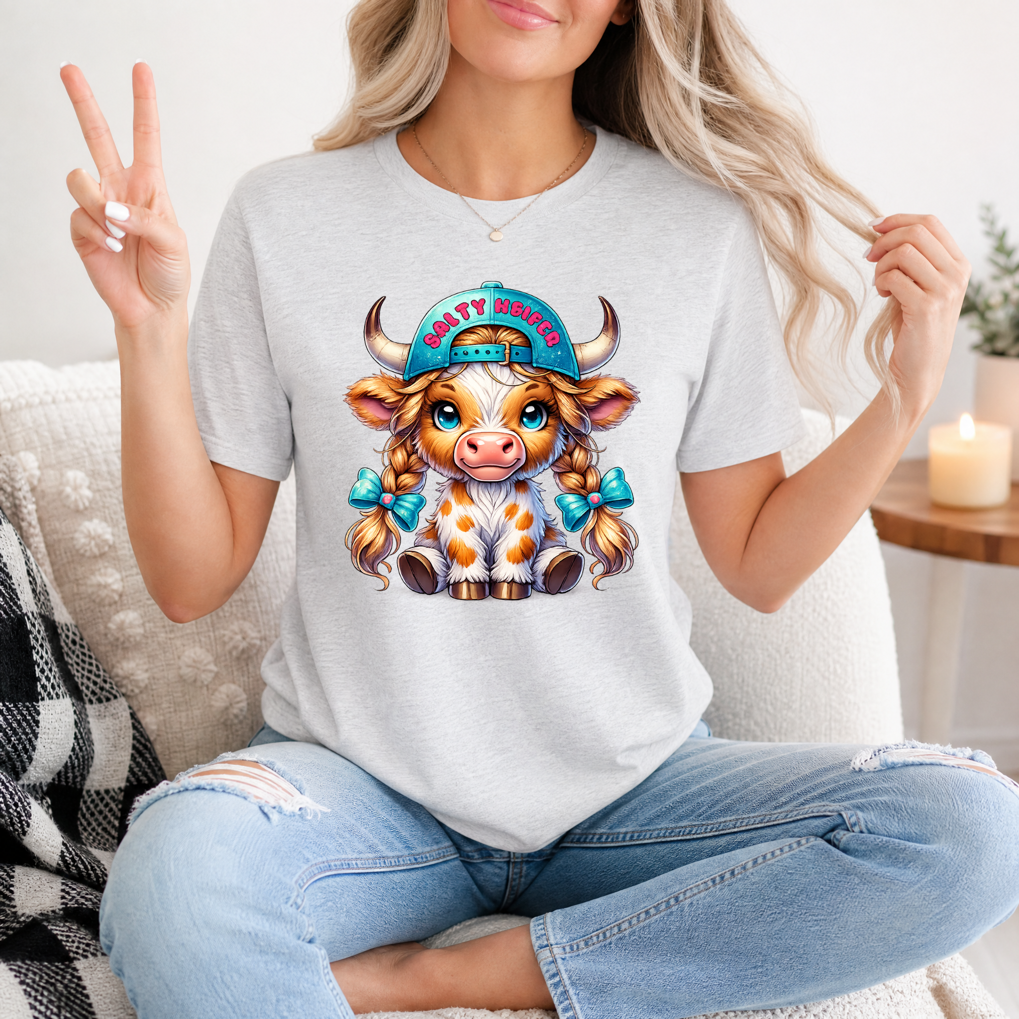 Salty Heifer Premium Graphic Tee
