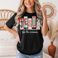 Jesus Is the Reason for the Season Christmas Graphic Tee