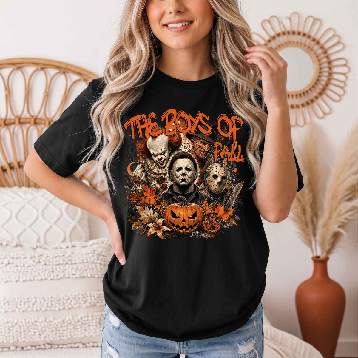 The Boys of Fall Horror Halloween Graphic Tee
