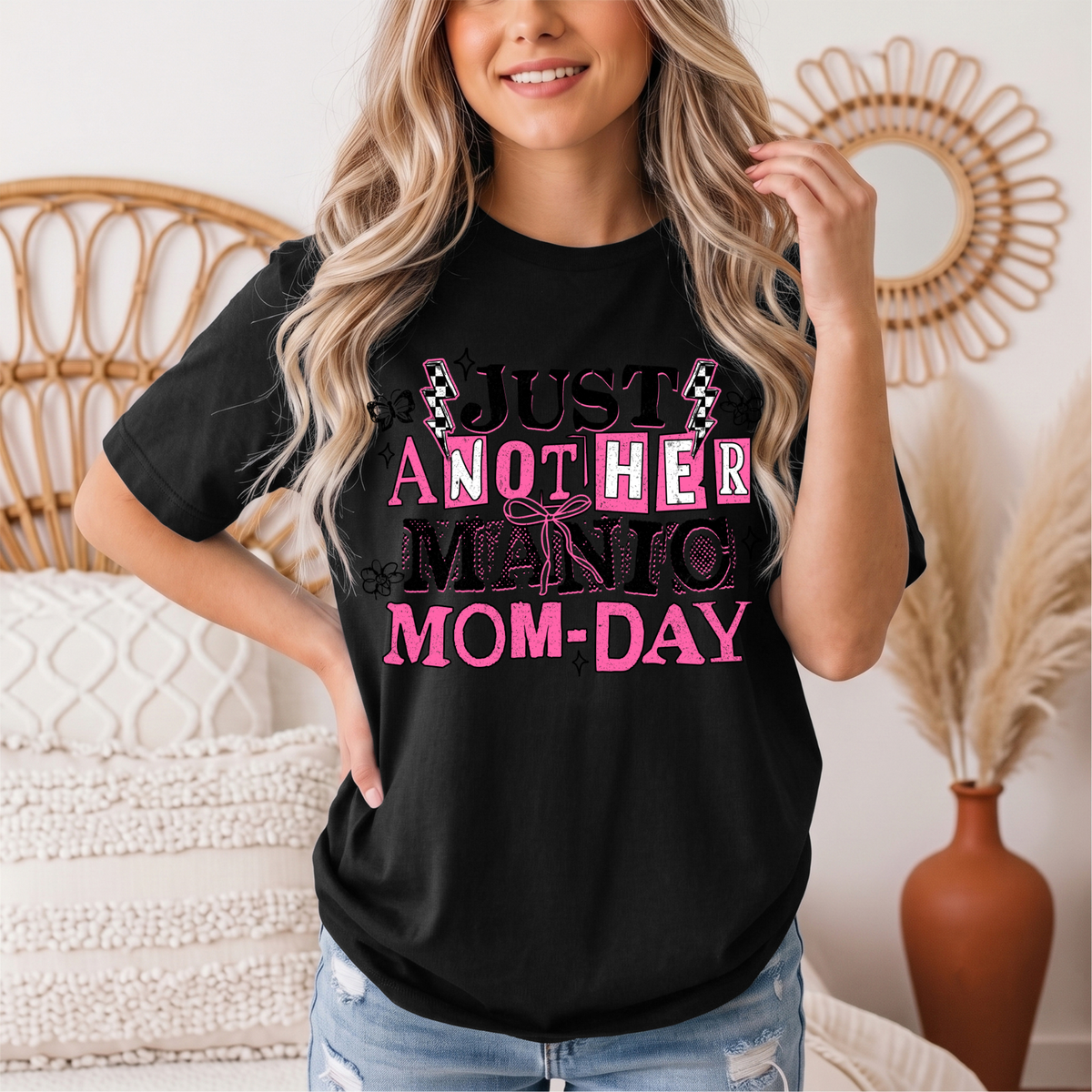 Just Another Manic Mom-Day Graphic Tee