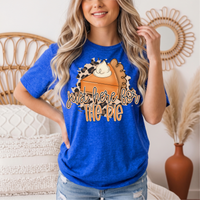 Just Here for the Pie Pumpkin Pie Graphic Tee