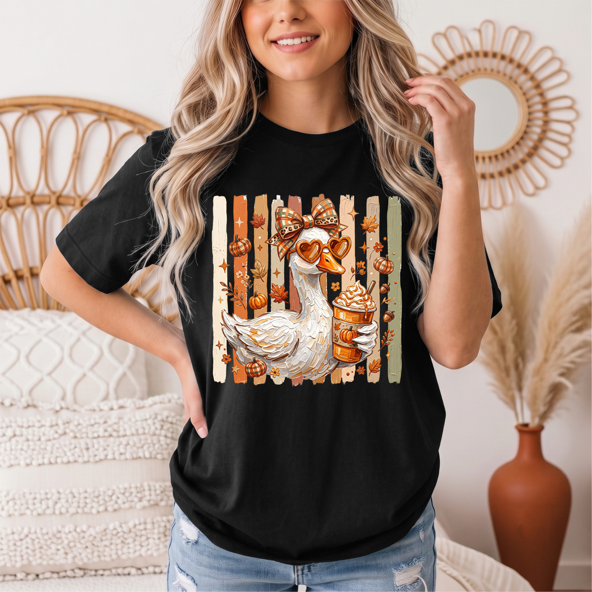 Pumpkin Spice Goose Premium Graphic Tee