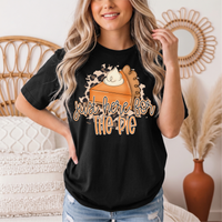 Just Here for the Pie Pumpkin Pie Graphic Tee