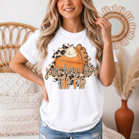 Just Here for the Pie Thanksgiving Graphic Tee