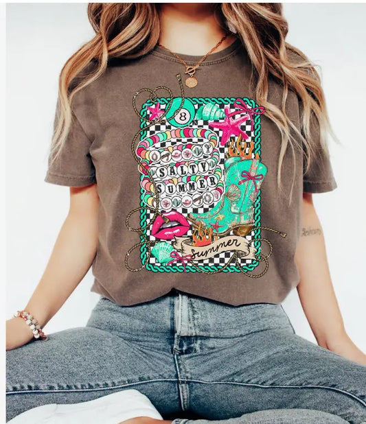 Salty Summer Cowboy Boots K's Crafty Vibes Co.