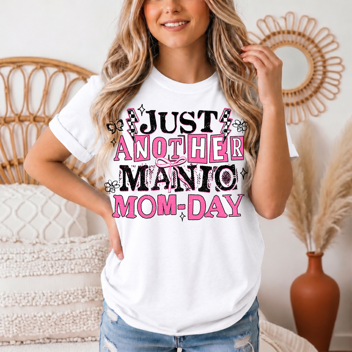 Just Another Manic Mom-Day Graphic Tee