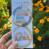 Car Coasters- choose your design. K's Krafty Barn