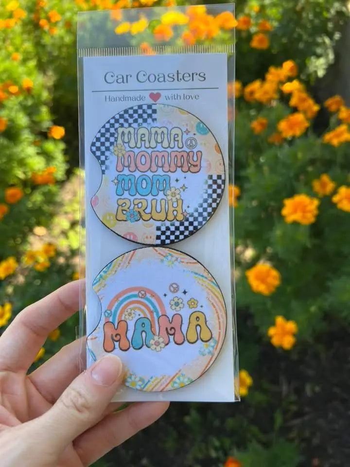 Car Coasters- choose your design. K's Krafty Barn