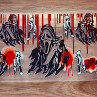 #117 Scream with blood splatter K's Krafty Barn
