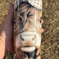 Cute highland- 20oz insulated K's Krafty Barn