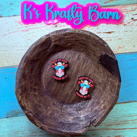 Silicone Focal Bead- Moo-dy and proud of it K's Krafty Barn