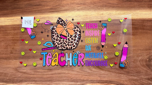 #148 Teacher with an apple