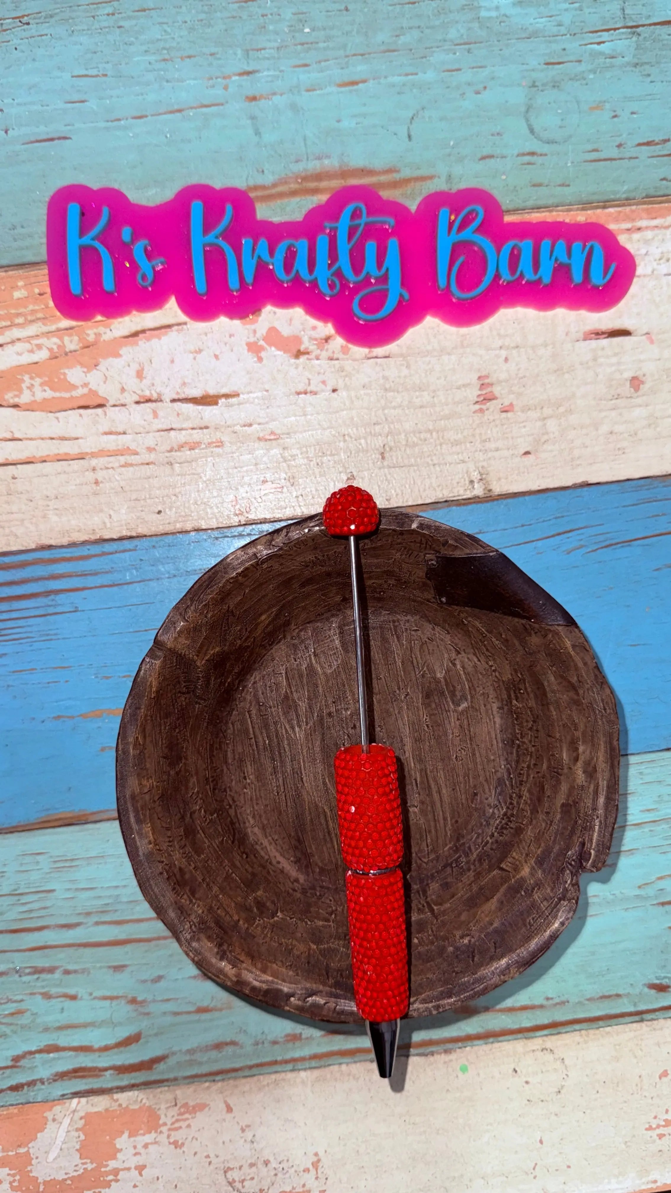 Beadable Pens-Rhinestone Super Blingy “Fancy” K's Krafty Barn