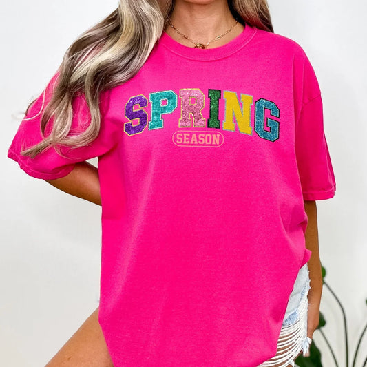 Spring Season Shirt | Colorful Spring Graphic Tee