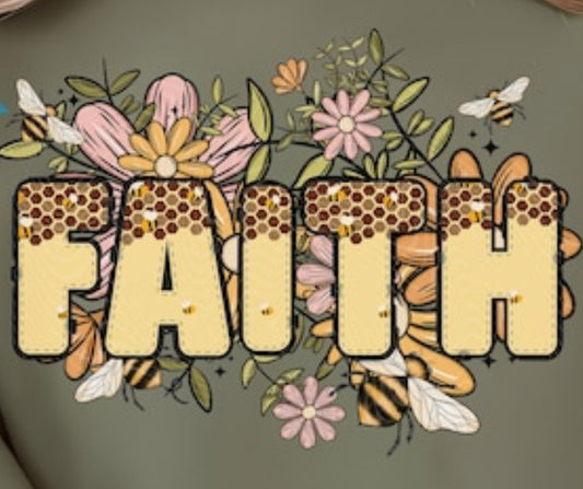Faith-bees and flowers