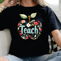 Teach floral apple K's Crafty Vibes Co.