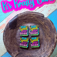 Silicone Focal Bead- Your speed does not matter K's Krafty Barn