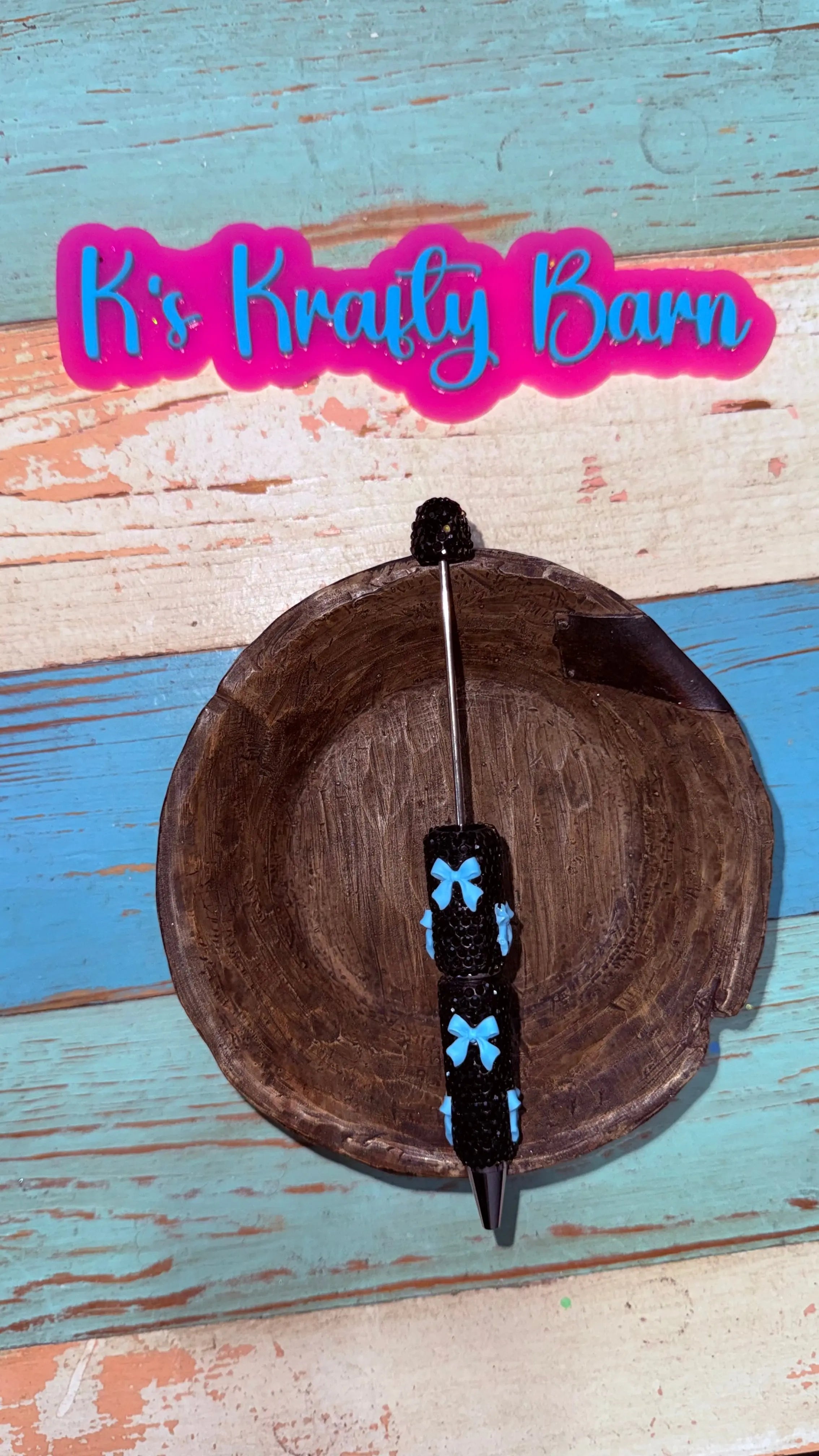 Beadable Pens-Rhinestone Super Blingy “Fancy” K's Krafty Barn
