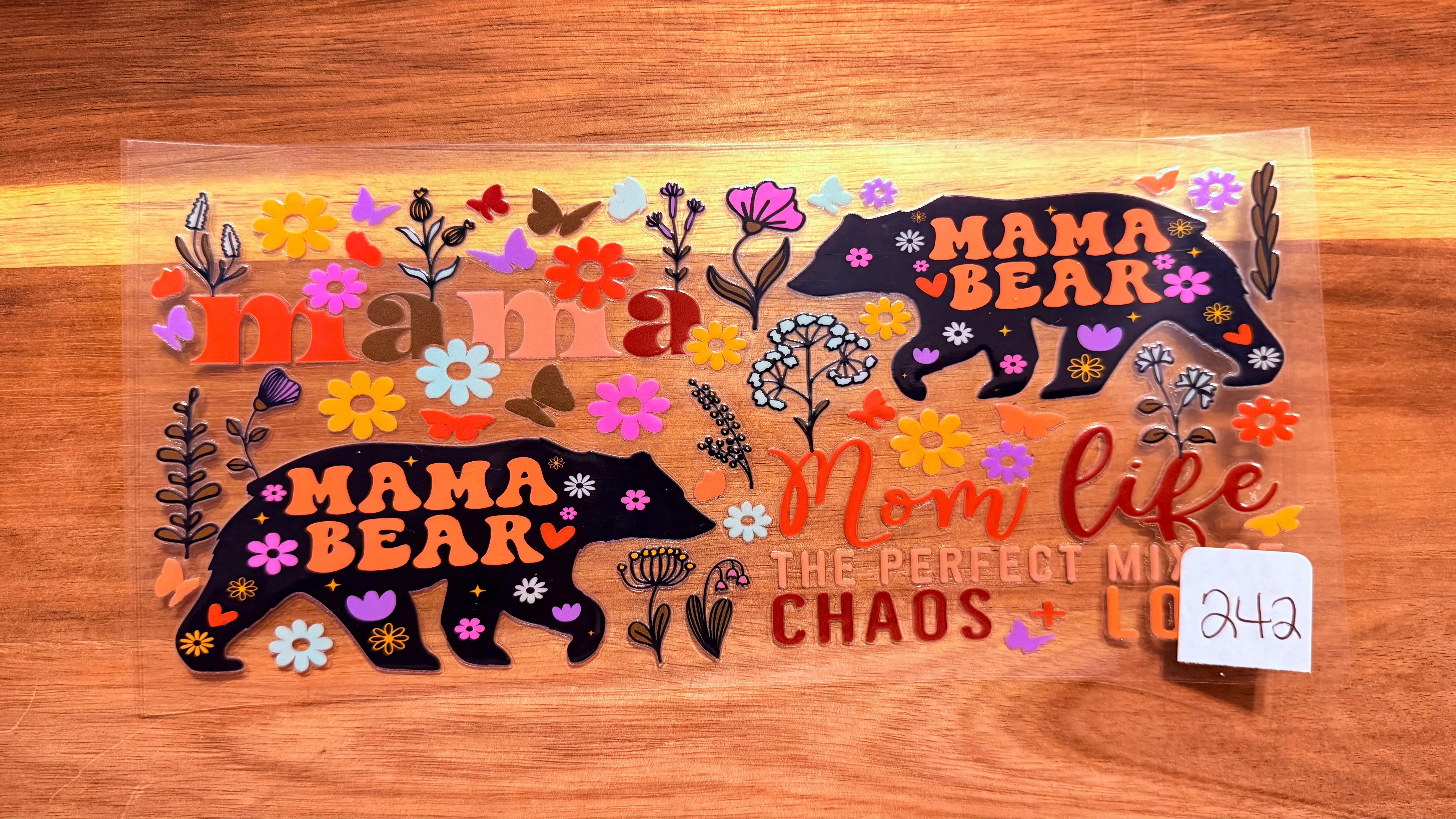 #242 Mom Life the perfect chaos K's Krafty Barn