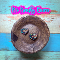 Silicone Focal Bead- Best Mom EVER heart K's Krafty Barn