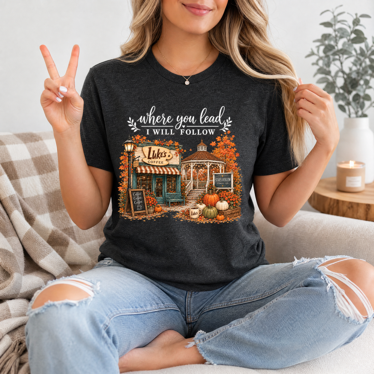 Where You Lead, I Will Follow Premium Graphic Tee