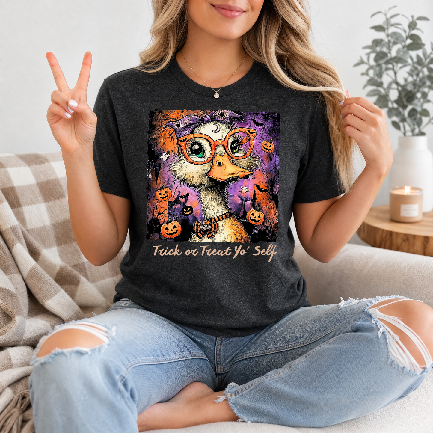 Trick or Treat Yo' Self Premium Graphic Tee