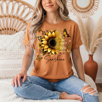 Camo Hunting Bow & Deer Graphic Tee