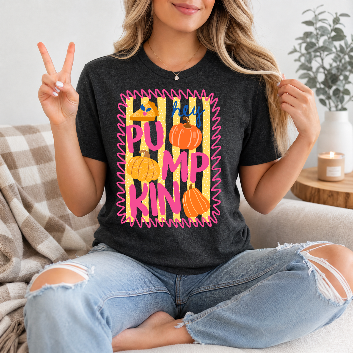 Hey Pumpkin Premium Graphic Tee