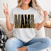 Mama Mixed Pattern Premium Graphic Tee