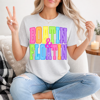 Boatin & Floatin  Premium Graphic Tee